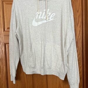Nike Light Gray Hoodie